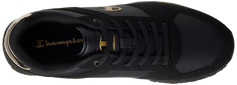 Amazon.com | Champion Women's Low-Top Sneakers, Nero Oro